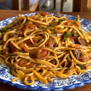 Fried Noodles With Beef / Lamb / Chicken