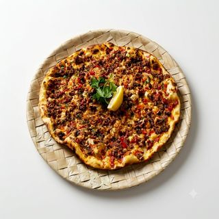 Menú Pizza Turca (Lahmacun) Solo Carne