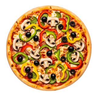 Peperoni, olive e porcini