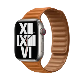 Golden Brown Leather Link - S/M