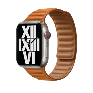 Golden Brown Leather Link - S/M