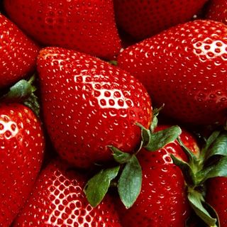 Helado frito con miel (fresa)