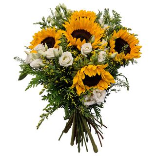 Ramos de Girasoles y Lisianthus 
