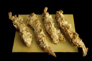 Tempura gamberoni e mandorle - 5 pezzi