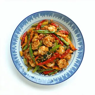 Phad Kratiem Prikthai Verduras