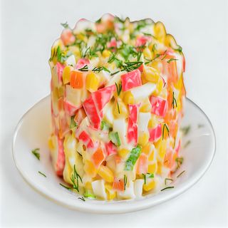 ensalada de cangrejo