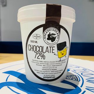 Tarrina de Helado Chocolate 72 (500 Ml.)