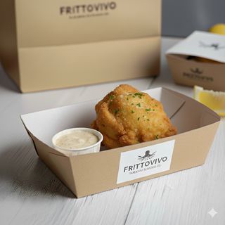 Frittelle di baccalà un pezzo