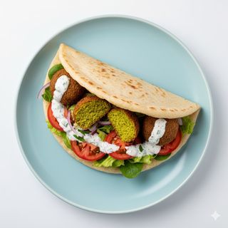 Panino falafel - menù