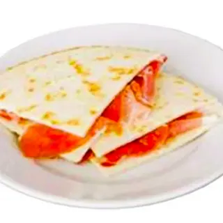 Piadina con prosciutto crudo di Parma e squacquerone