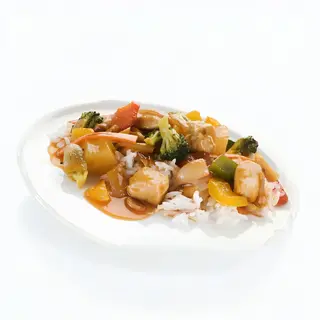 chop-suey de pollo
