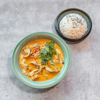 Panang Curry z boczniakiem