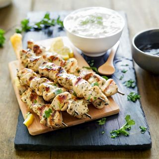 Brochettes Poulet Plat