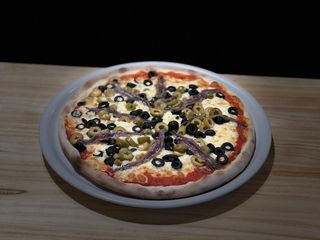 Pizza De Anchoas (25 Cm.)