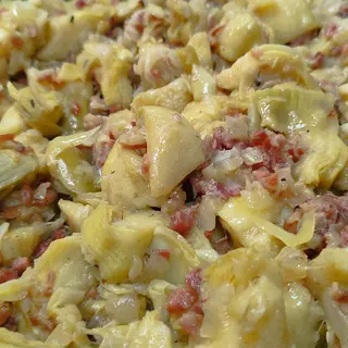 Alcachofas con jamon