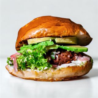 Hamburguesa Vegetariana Mexicana