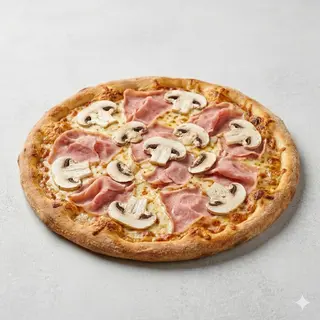 Pizza Funghi E Prosciutto (30 Cm.)