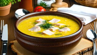 Ciorba de pui a la grec