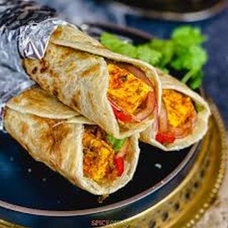 Mix Vegetable And Cottage Cheese Wrap