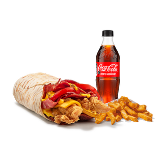 Menú The Cheesy Wrap