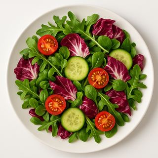 Mix sałat z warzywami i sosem vinegret 100g