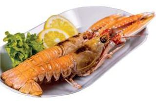 222. Scampi alla griglia