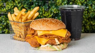 Double Chicken Burger