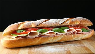 Panino con salsiccia suino