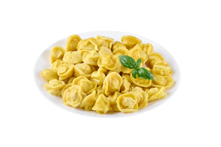 Pelmeni z kurczakiem na mace kukurydzianej