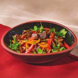Лапша с говядиной сигурени