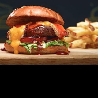 Hamburguesa Pescado Con Bacon