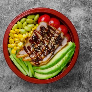 Poke bowl de pato