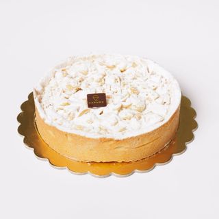 Crostata con CREMA COTTA e CRUMBLE DI MANDORLE