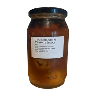 Kruche roladki ze schabu 900 ml