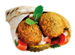 Piadina falafel