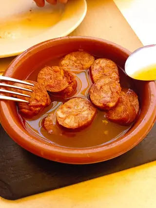 Plato De Chorizo A La Sidra