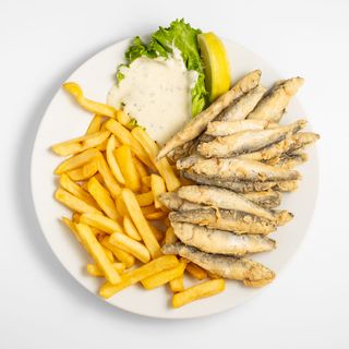 Pržene papaline s prilogom