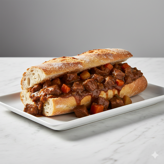 Bocadillo de Carne Guisada