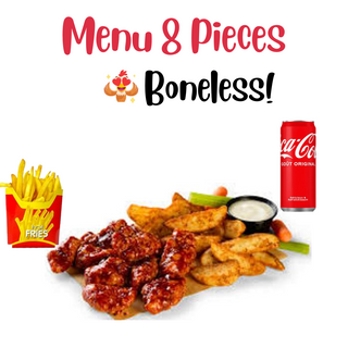 Menu 8 Pieces Boneless 