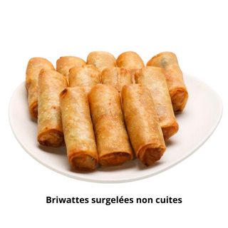 Briwattes aux fruits de mer et aux champignons noirs - 20 pièces surgelées