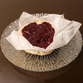 Mini cheesecake de frambuesa