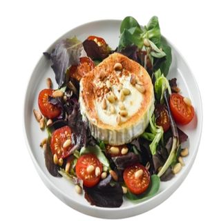 Ensalada Templada de Queso de Cabra