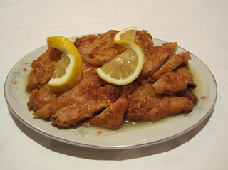 167. Пиле с лимон