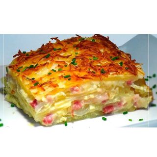 GRATEN DE PATATA Y BACON