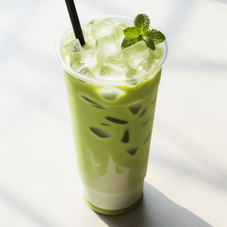ICED PISTACHIO MATCHA LATTE