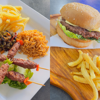 Combo Plat Brochettes + Big Cheese Burger + 2 Sodas