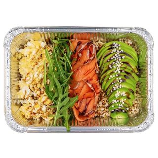  Скрембл з лососем