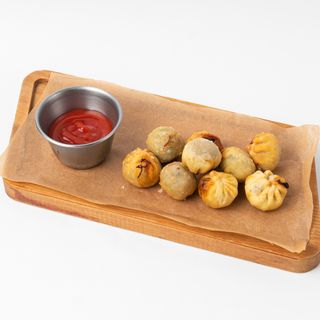 пельмени жареные