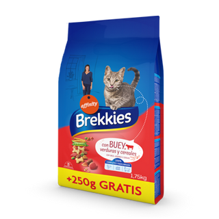 Alimento Para Gatos Brekkies Excel Mix Buey Bolsa 1,5 Kg