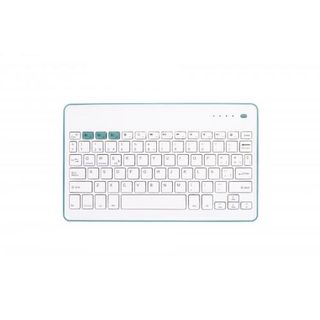 Teclado Bluetooth Silverht Wireless Kb Blanco - Azul - 8420738193669